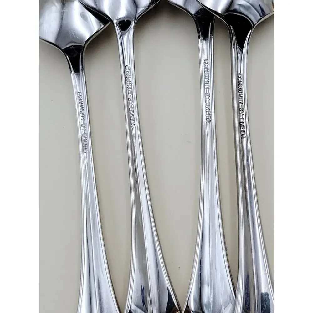 Oneida Community Golden Affection Flatware Set Gold Electroplate Stainless 20pc